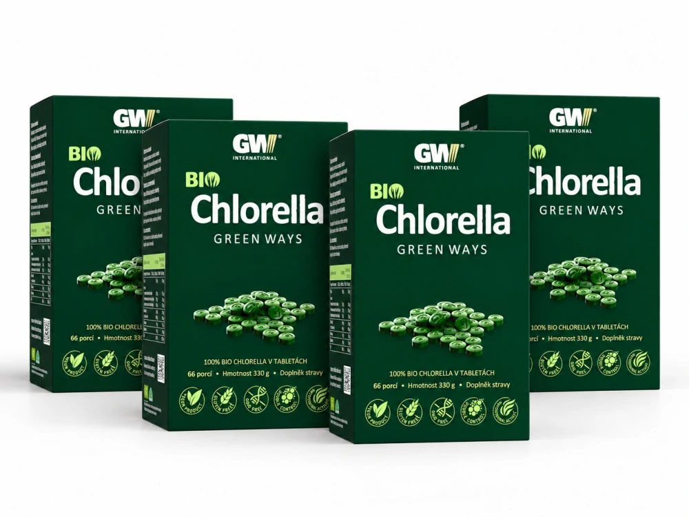Chlorella tablety 4x 330g (s registrací u GW)